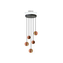 Axyaa Moon/Planet Cement Pendant Lights - Industrial Nordic Chandelier