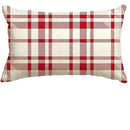 Axyaa Christmas Snowflake Red Pillow Cover 30X50cm