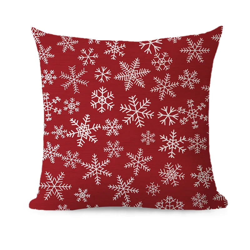 Axyaa Christmas Couch Pillows 45x45 Modern Xmas Home Decor Sofa Cushions