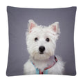 Axyaa Dog Photo Pattern Cushion Cover for Home Sofa Car Decoration