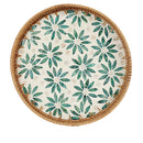 Axyaa Rattan Tray Storage Baskets - Korean Style Shell Decor Crafts for Home