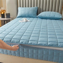 Axyaa Quilted Fitted Mattress Cover with Zipper - All-Inclusive Soft Protector