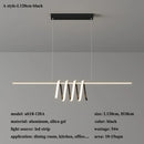 Axyaa Modern Spiral LED Pendant Lights - Creative Dining Chandeliers for Home Decor