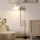 Axyaa Music Note Designer Vertical Floor Lamp - Scandinavian Style Vintage Living Room Lighting