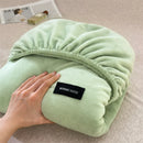 Axyaa Flannel Velvet Fitted Sheet: Cozy & Soft Bedding for Winter