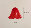 Axyaa Small Flower Glass Pendant Light for Bar, Study, Bedside, Living, Dining Room