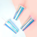 Axyaa 710ml Holographic Straw Party Cup - Single Layer Food Grade Plastic Cup