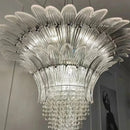Axyaa Luxury Crystal LED Chandelier for Home Living Room Restaurant Hotel Staircase
