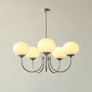 Axyaa Glass Chandelier Pendant Light for Elegant Living & Dining Room Decor