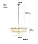 Axyaa French Retro Glass Pendant Light for Stylish Home Decor
