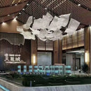 Axyaa Modern Art Chandelier: Irregular Creative LED Pendant Lights for Hotel, Nordic Style
