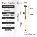 Axyaa Modern Luxury Marble LED Wall Lights Stainless Steel Sconces