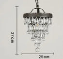 Axyaa Water Droplet Crystal Chandelier for Various Indoor Spaces