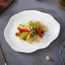 Axyaa Lotus Leaf Shallow Plate for Molecular Cuisine and Sushi