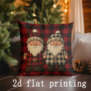 Axyaa Christmas Pillow Cover Set for Sofa, Bedroom, Car - Festive Home Decor