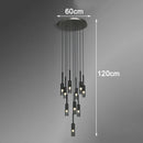 Axyaa Crystal Chandelier | Luxury Living Room & Bedroom Pendant Light