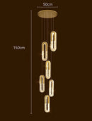 Axyaa Modern Indoor Pendant Lights LED Chandeliers for Living Room Ceiling Lamp