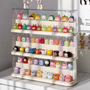 Axyaa Clear Acrylic Figure Display Storage Box with Lid Organizer