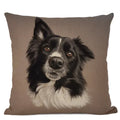 Cute Bulldog Hand-Painted Linen Pillowcase by Axyaa Teddy Collection