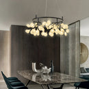 Axyaa Modern Firefly Round Chandelier Living Room Pendant Lamp