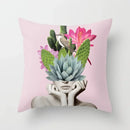 Rose Flora Pattern Pillow Case by Axyaa - Decorative Cushion Covers
