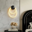 Axyaa Silicone Line Nordic Bedroom Bedside Lamp for Creative Personalities