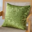 Axyaa Green Velvet Cushion Covers - Pack of 2