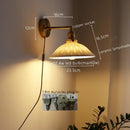Axyaa Ceramic Copper LED Wall Lamp Nordic Modern Wandlamp Applique Da Parete