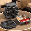 Axyaa 304 Stainless Steel Lunch Box, Leak-proof Bento Box for Students & Adults