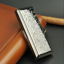Axya Slim Cigarette Case, Waterproof, Portable, 10-14Pcs, Embossed, Gifts Box