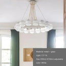 Axyaa Glass Ball Chandelier Pendant Light for Dining Room & Living Room