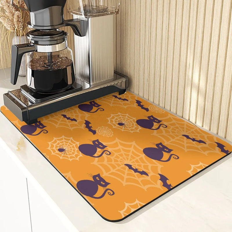 Axyaa Halloween Pumpkin Table Mouse Pad Set