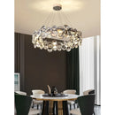 Axyaa Crystal Pendant Light for Modern Minimalist Luxury Living Room