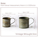 Axya Vintage Iron Handle Cup - Home Decor & Photography Props
