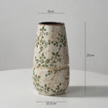 Axyaa Ceramic Vase: French Retro Pastoral Style, High Sense, Creative Ornament