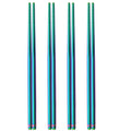 Axyaa Stainless Steel Reusable Non-slip Chopsticks Set, 4 Pairs