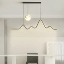 Axyaa LED Pendant Lights 100/120CM: Modern Kitchen Dining Bar Hanging Lamp Fixtures