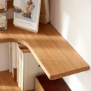 Axya Solid Pine Corner Shelf Tripod for Wall, No Perforating, Partition Storage
