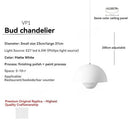 Axyaa Flower Bud Pendant Light: Nordic Design for Bedroom, Bar, or Restaurant