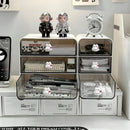 Axyaa Bunny Desk Organizer Box Storage Holder for Cosmetics and Stationery