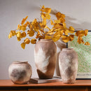 Axyaa Ceramic Vases: Retro Wabi-Sabi Style Flower Arrangement Home Decor Ornaments