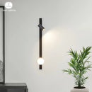Axyaa Brass Bedside Wall Lamp Spot Light Fixture with Universal Joint, Vertical & Horizontal Installation