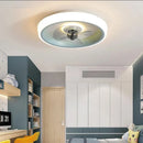 Axyaa Gold LED Ceiling Fan with Invisible Blades and Remote Control