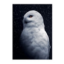 Axyaa Winter Snow Animals Canvas Wall Art Print for Living Room