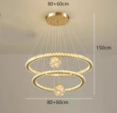 Axyaa Modern Indoor LED Chandelier Pendant Ceiling Light for Dining Room