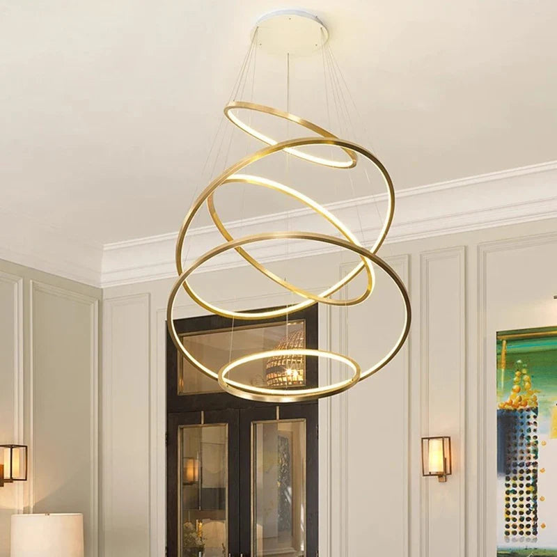 Axyaa Salon Chandelier Dining Room Pendant Lights Ceiling Lamps Elegant Indoor Lighting
