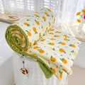 Axyaa Lightweight Double Gauze Quilt: Queen Size Soft Soya Fibre Comforter