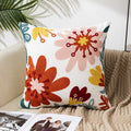 Axyaa Floral Pillow Case for Home Sofa Headboard Lumbar Cover - 45x45