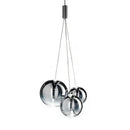 Axyaa Glass Chandeliers LED Pendant Light for Bedroom Living Room Dining Room