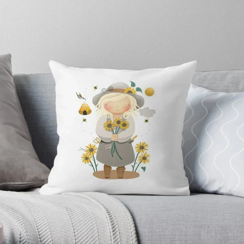 Cute Animal Print Pillowcase by Axyaa for Bedroom & Living Room